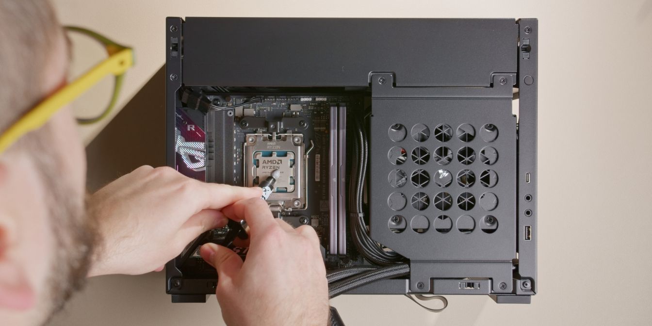 A4-H2O thermal paste application